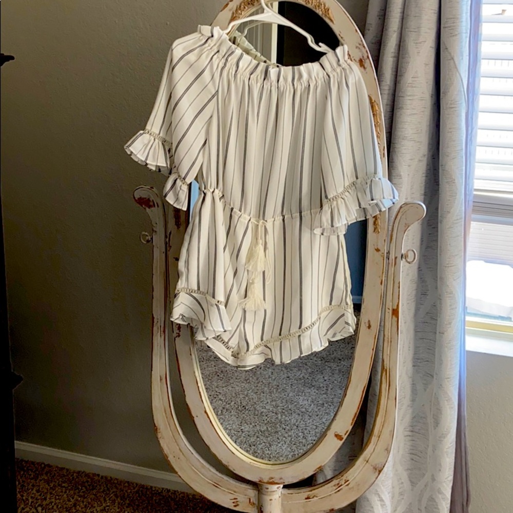 Beautiful off the shoulder romper